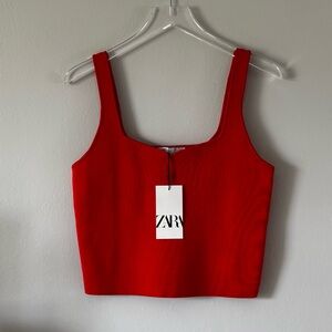 ⭕️ ZARA Top Red Large NEW